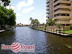 View Down the Canal From Sunset Towers